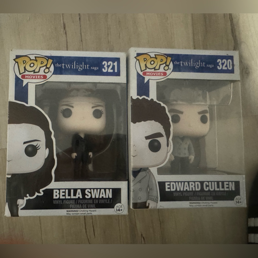 Edward and Bella Funko pops
